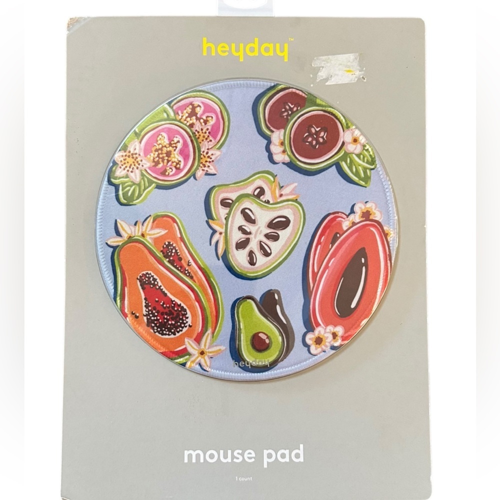 Heyday Mouse Pad colorful fruit design NIP